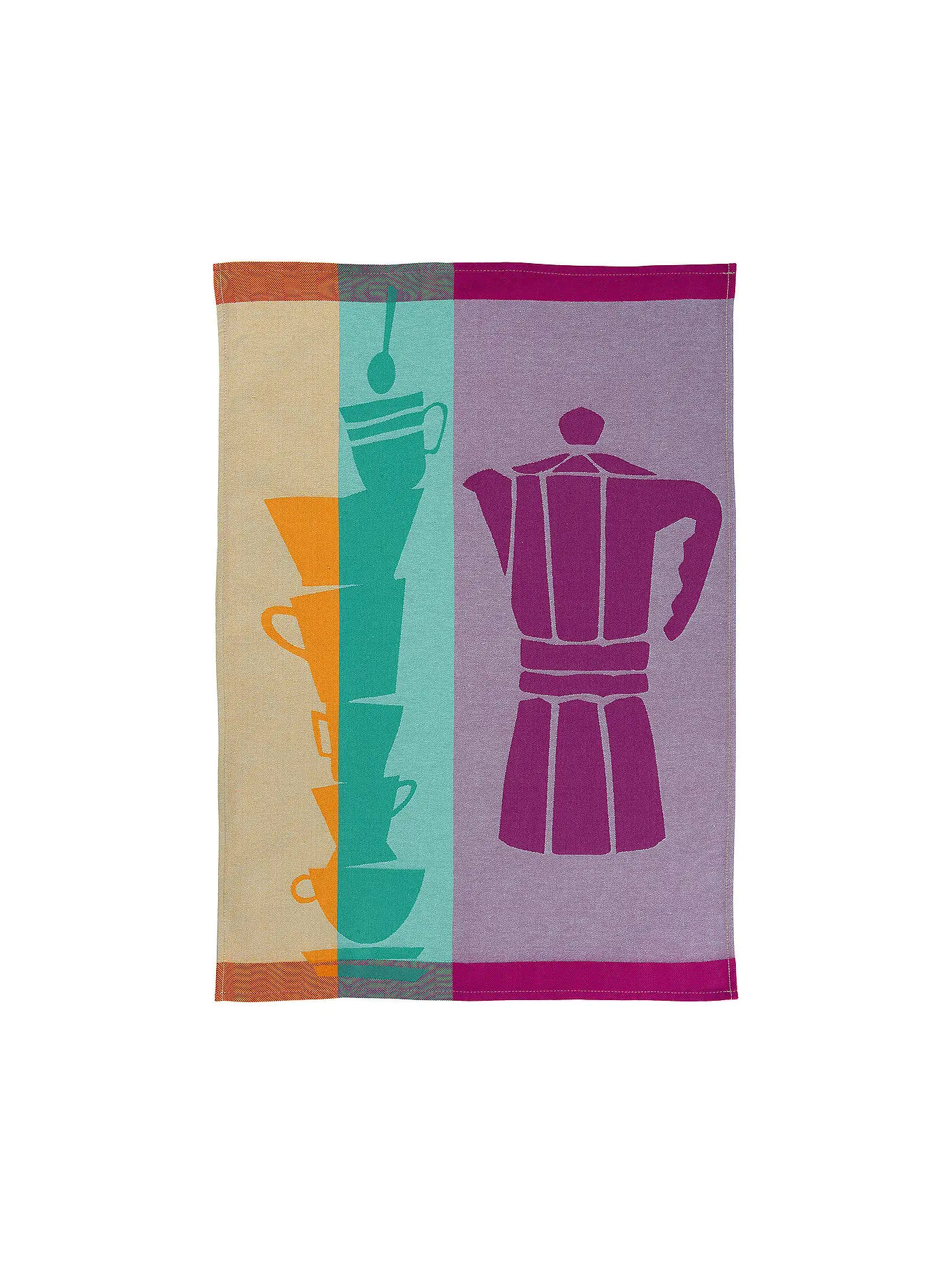 SANDER | Geschirrtuch CAFE 50x70cm Tomato | mint